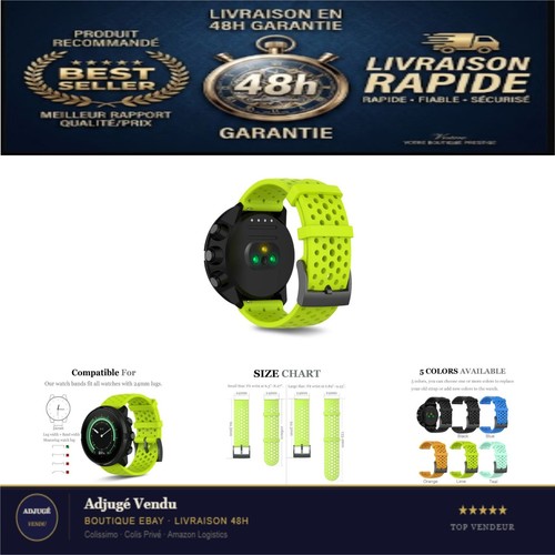 Bracelet montre silicone - bracelet,