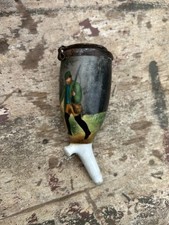 pipe en porcelaine À Décors Vintage Brut De Grenier Réserviste Militaria Ww1