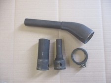 Embout final et chicane de pot d'échappement pour Suzuki 125 TS - 1976