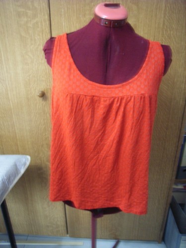 Haut rouge pois - haut, tl