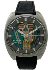Bracelet Hommes Bulova Accutron Spaceview Quartz Kal. 214, Fonctionne