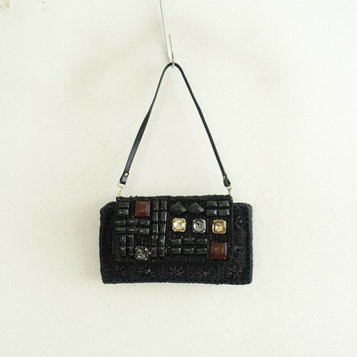 Sac main embroid perles - sac,