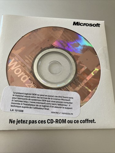 Word 2003 licence - 2003, cd+licence