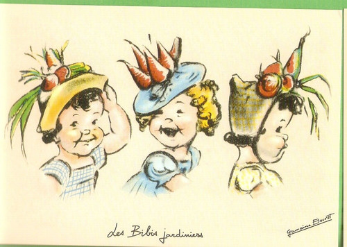 Germaine bouret carte postale - germaine,