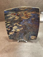 Assiette porcelaine plate murale de collection Luneville Monet n°3