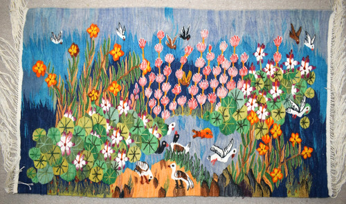 Tapisserie égyptienne tissée