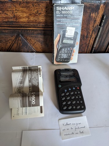 Sharp 1600b calculatrice - sharp, el-1600b