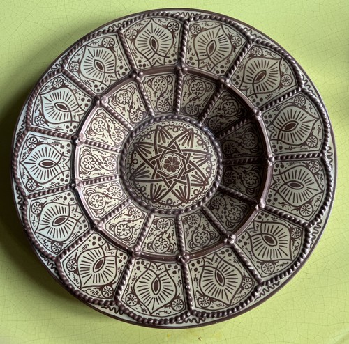 Plat ancien faïence - en,