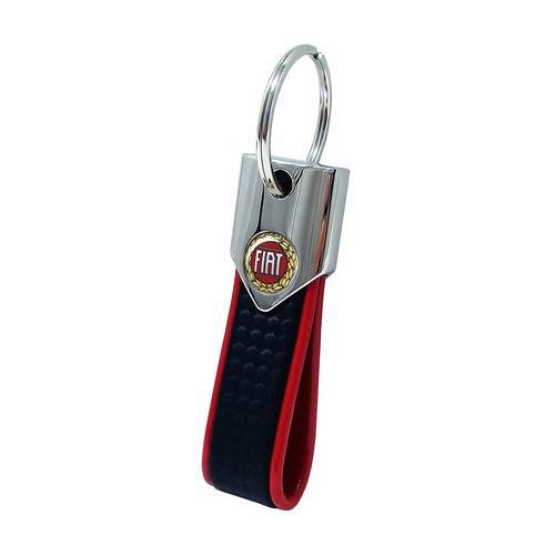 Porte clés fiat - fiat, carbone