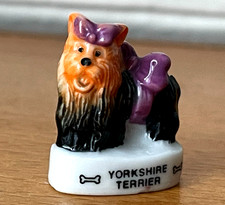 Fève Chien Yorkshire Terrier