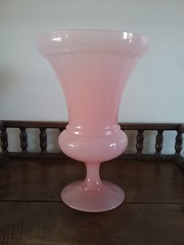 Vase opaline rose grande