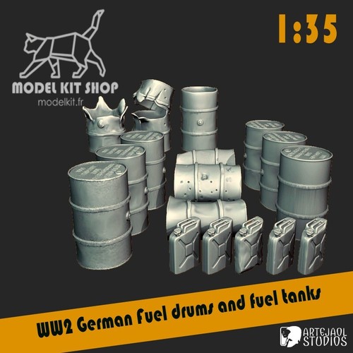 Lot bidons et - 1:35,
