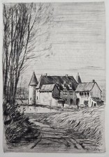 Eau forte Joanny Drevet 