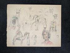 Ancien dessin recto verso