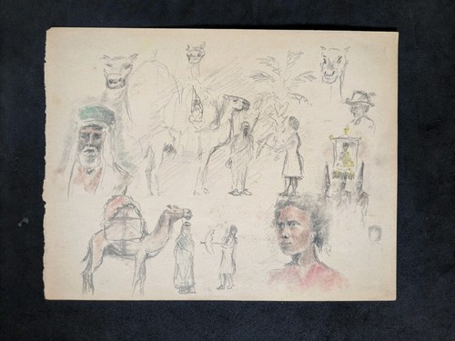 Ancien dessin recto verso
