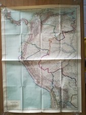 yf01 carte état major TBE WW2 au 1/4 000 000 Amérique du Sud