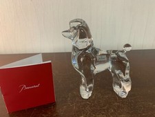 Caniche en cristal de Baccarat
