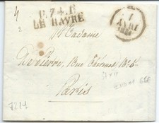 LT 7221 Lettre de LE HAVRE