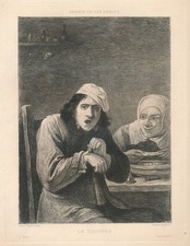 Gravure Eau Forte - Le Toucher