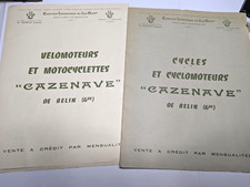 Documents Tarifs Vélos Cycles CAZENAVE  1953
