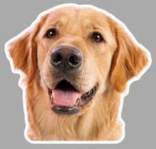 TETE DE CHIEN EPAGNEUL COCKER LABRADOR BERGER CANICHE AUTOCOLLANT STICKER EA083