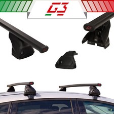 Acier Noir Barres de toit pour