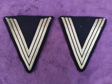 Gendarmerie : Grades de vareuse de la gendarmerie 2eme guerre mondiale
