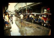 diapositive  ville voiture bus tuk tuk  slide 35 mm 1972 thailande n°32