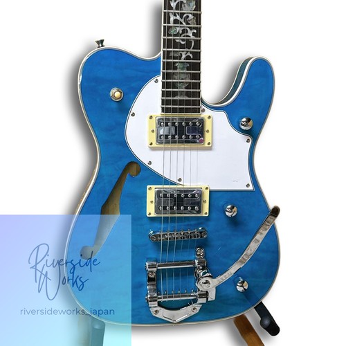 Incrustation bleue semi creuse - incrustation,