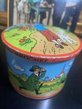 Boite De Bonbons brochet Tintin  1965 - Très bel état.