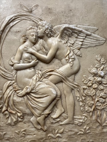 Plaque albatre amour - amour, &