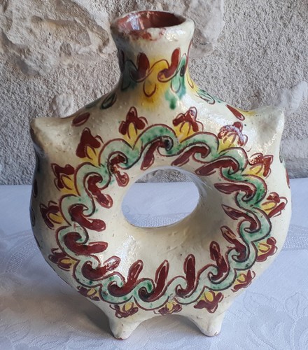 Gourde flasque ancienne en - flasque,