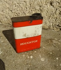 Ancien bidon d'huile HOUGHTON ANNEES 30  collection Déco  garage / OIL CAN TIN