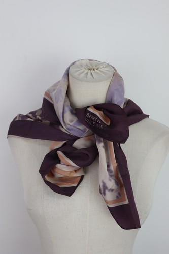 Benetton foulard écharpe soie - foulard,