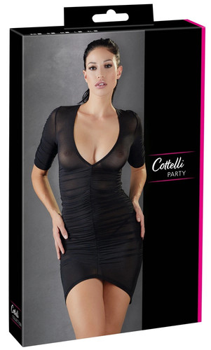 Robe moulante transparente