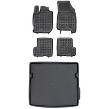 RX34091396-1 Jeu de tapis de coffre en PE et de tapis de sol pour Dacia DUSTER I