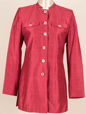 VESTE EN SOIE VINTAGE BOUTONS