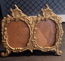 Ancien cadre double en bronze