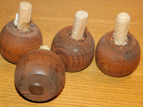 Lot pieds rond - 4,