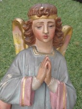 Antique FIGURINE ANGEL CHERUB Wings Religious cherub Putti Christmas NATIVITY