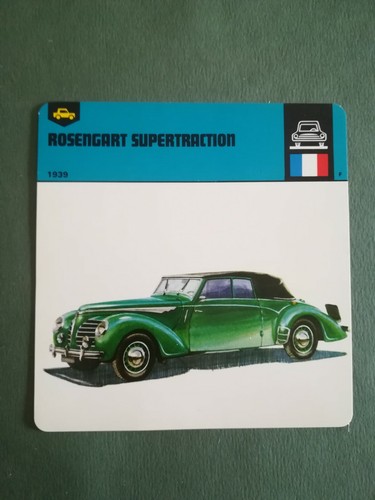 Fiche auto card - fiche, x