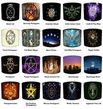 Médiéval Wicca Pagans Gothique Plafonnier Pendentif Suspendu Abat-Jour Table