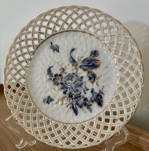 Antique 19c kpm blue - 19c, 9"