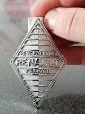 RENAULT  (mascotte publicitaire automobilia emblème auto huile insigne garage)