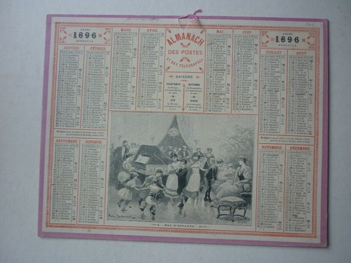 Calendrier almanach des - calendrier,
