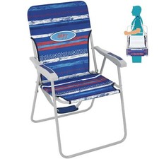#WEJOY Chaise de Plage Pliable Fauteuil de Plage avec Dossier Haut Chaise de ...