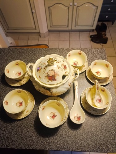 Service soupe faïence - à,