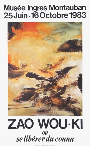 Zao wou affiche musée - affiche,