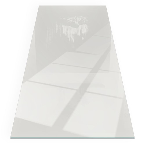 Plaque verre pour cheminée - verre,