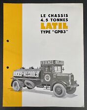 Camion LATIL type GPB3 
